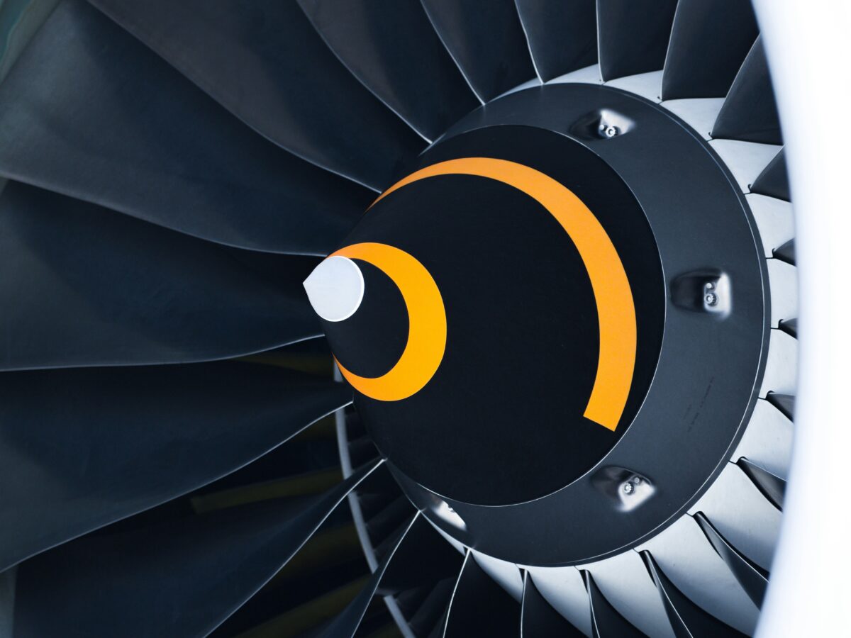Turbo fan engine of a passenger plane