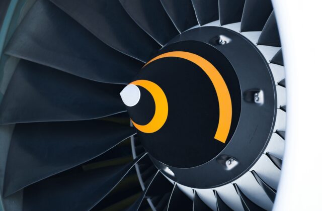 Turbo fan engine of a passenger plane